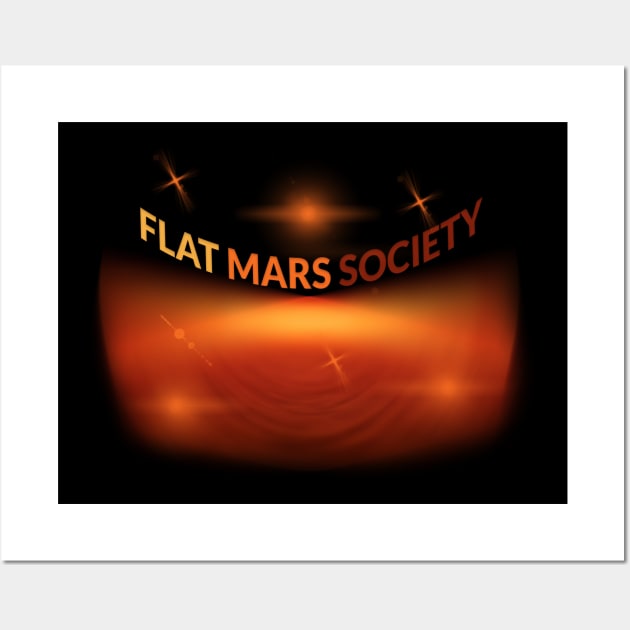 Flat Mars Society Wall Art by unique_design76